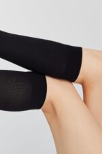 Siyah Diz Altı Varis Çorabı - Görsel 13